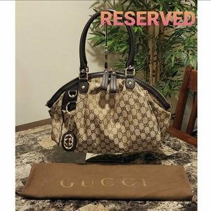 Gucci GG Canvas Sukey Boston Bag